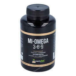 COMDIET Omega 1000Mg (3-6-9) 80 Cápsulas Aceite de Onagra Lino Pescado Vitamina E