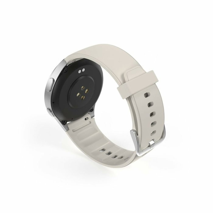 Hama Smartwatch 8900 con pantalla AMOLED, GPS y correa beige