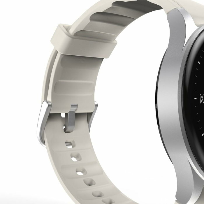 Hama Smartwatch 8900 con pantalla AMOLED, GPS y correa beige