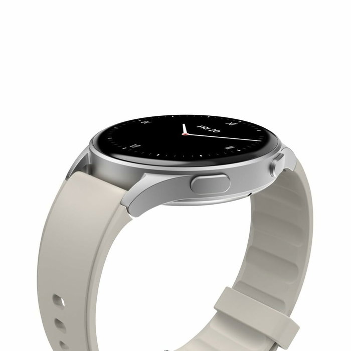 Hama Smartwatch 8900 con pantalla AMOLED, GPS y correa beige
