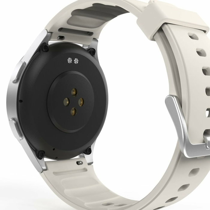 Hama Smartwatch 8900 con pantalla AMOLED, GPS y correa beige