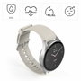 Hama Smartwatch 8900 con pantalla AMOLED, GPS y correa beige