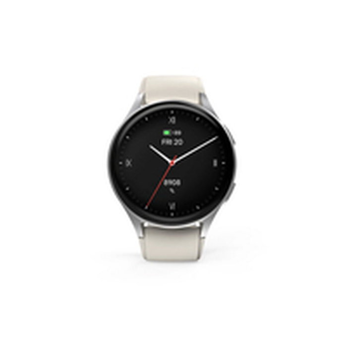 Hama Smartwatch 8900 con pantalla AMOLED, GPS y correa beige