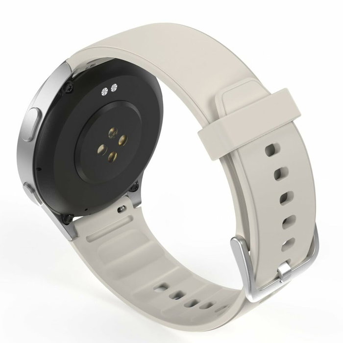 Hama Smartwatch 8900 con pantalla AMOLED, GPS y correa beige
