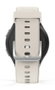 Hama 8900 Smartwatch de plata con pulsera de silicona beige, GPS, AMOLED, Android/iOS