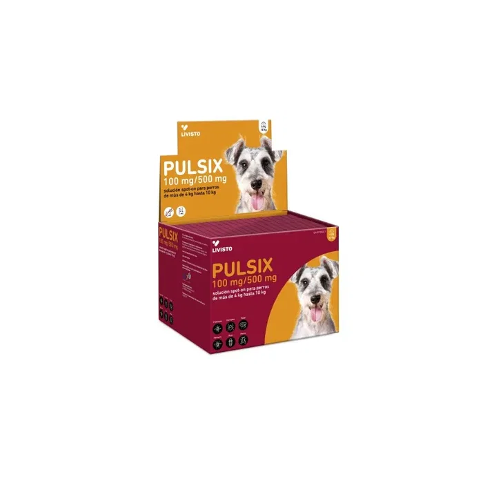 Livisto Pulsix Pipetas para Perros 4-10 kg (24 unidades)