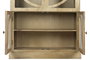 DKD Home Decor Vitrina de Madera Maciza de Mango Natural 120x50x205