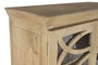 DKD Home Decor Vitrina de Madera Maciza de Mango Natural 120x50x205