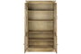 DKD Home Decor Vitrina de Madera Maciza de Mango Natural 120x50x205