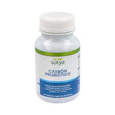 SOTYA Carbón Activado con Probióticos 90 Cápsulas