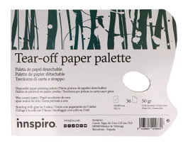 Innspiro Paleta de papel desechable 36 páginas 50g 23x30,5cm