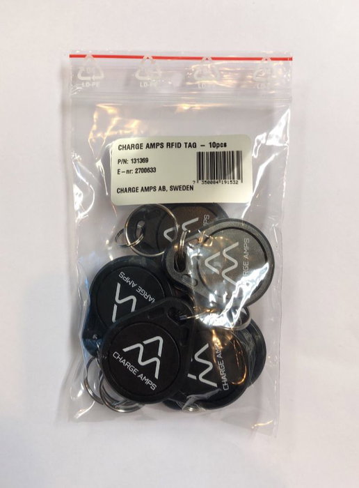 Charge Amps RFID keyring kit 10 pcs