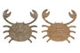 DKD Home Decor Decoración de Pared Seagrass 55x5x53, Pack de 2