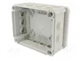 OBO BETTERMANN Caja de conexiones IP66 gris claro