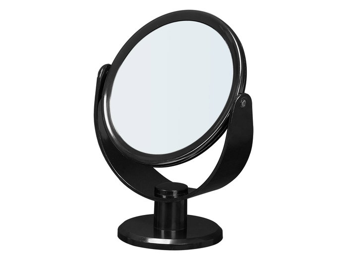 Berilo Espejo Pie Doble Cara Negro 13 x 17.5 x 8 cm (Set de 12)