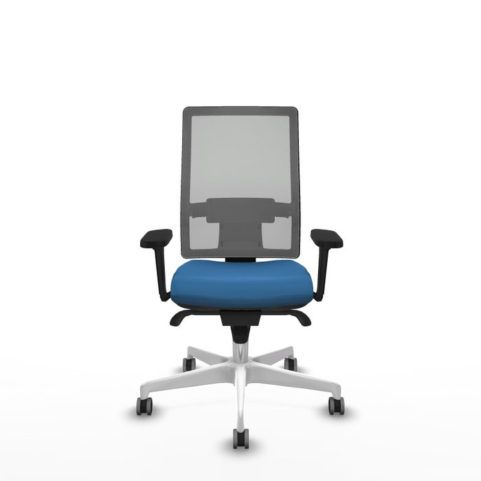 PIQUERAS Y CRESPO Silla de oficina Horna con mecanismo Sincro, Azul claro y Gris PIQUERAS Y CRESPO Silla de oficina Horna con mecanismo Sincro, Azul claro y Gris