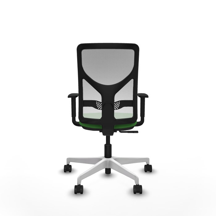 PIQUERAS Y CRESPO Silla de oficina Motilla Verde y Blanco PIQUERAS Y CRESPO Silla de oficina Motilla Verde y Blanco