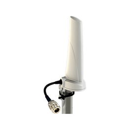 Poynting A-OMNI-0280-02-V1 Antena Omnidireccional 5G/LTE 0.617-4.2 GHz, 3 dBi, SMA Hembra, Cable de 2 Metros, IP65, Color Blanco
