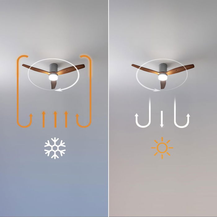 Ventilador de Techo con Luz Cecotec EnergySilence Aero 5600 18 W Negro Marrón oscuro Ventilador de Techo con Luz Cecotec EnergySilence Aero 5600 18 W Negro Marrón oscuro