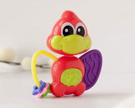 KioKids Mordedor Musical Dinosaurio Rojo Bebé +3 Meses