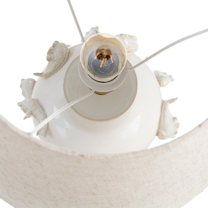 Lámpara Mesa Cerámica Iluminación 37 X 37 X 57 cm