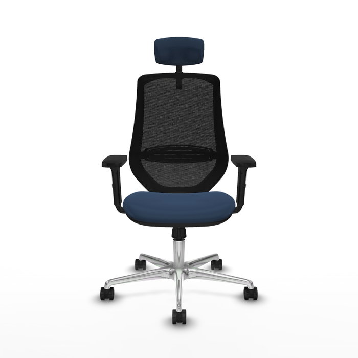 PIQUERAS Y CRESPO Silla de oficina Mardos con mecanismo Sincro Azul marino y Negro PIQUERAS Y CRESPO Silla de oficina Mardos con mecanismo Sincro Azul marino y Negro