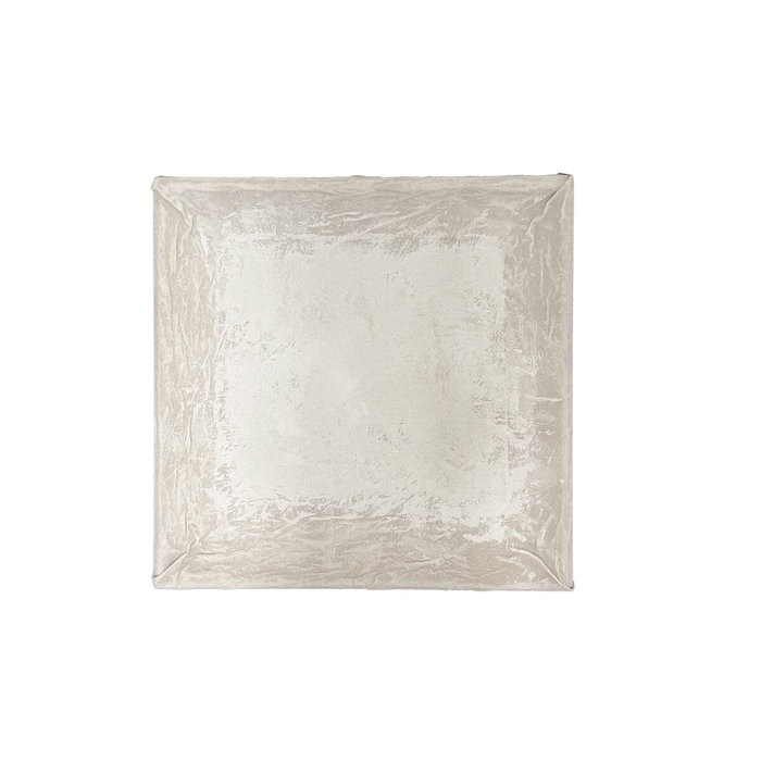 DKD Home Decor Decoración de Pared MDF 80x80 Moderno Envejecido Blanco
