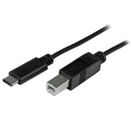StarTech Cable USB-C a USB-B 2 m USB 2.0 Negro - Conecte impresoras o discos duros a puertos USB-C/Thunderbolt 3
