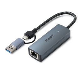 Lindy Hub USB 3.2 Gen 2 Type-C 5000 Mbit/s Gris - Interfaz 43415