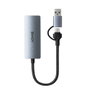 Lindy Hub USB 3.2 Gen 2 Type-C 5000 Mbit/s Gris - Interfaz 43415