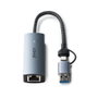 Lindy Hub USB 3.2 Gen 2 Type-C 5000 Mbit/s Gris - Interfaz 43415