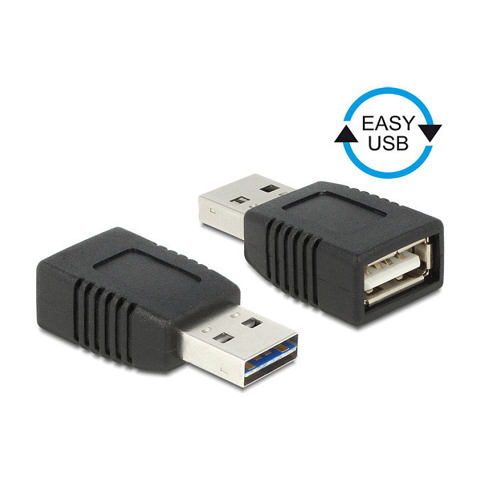 DeLOCK 65520 Adaptador USB 2.0 A Macho a Hembra DeLOCK 65520 Adaptador USB 2.0 A Macho a Hembra