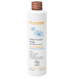 FLORAME Loción Tónica Facial 200ml, Tonifica y Refresca Pieles Sensibles con Aloe Vera Orgánico