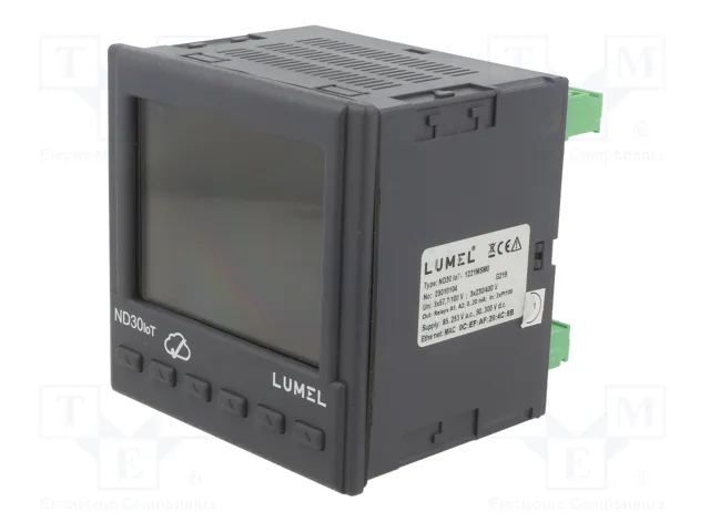 LUMEL ND30IOT Medidor de Parámetros de Red Digital con LCD TFT 3,5 pulgadas