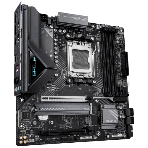 GIGABYTE B850M EAGLE WIFI6E (9MB85ML6-00-G10) Placa Base AMD B850 mATX - Socket AM5 para Ryzen 9000/8000/7000, DDR5 8200 MHz (OC), PCIe 5.0, Wi-Fi 6E, 2.5GbE LAN, USB 3.2