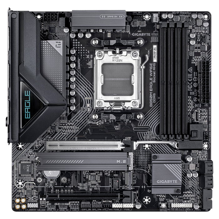 Gigabyte B850M Eagle WiFi6E Placa Base para AMD AM5 con Chipset B850, Factor de Forma mATX y Soporte para Memoria DDR5