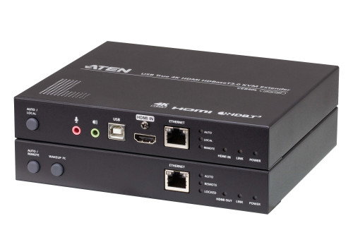 ATEN CE840-AT-G Extensor KVM USB True 4K HDMI HDBaseT 3.0, Negro