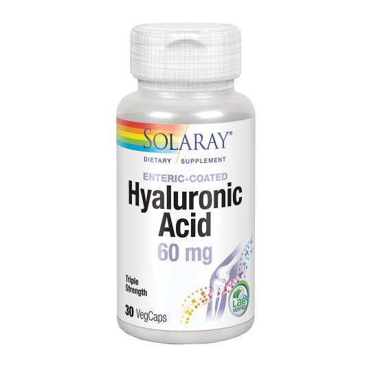 Solaray Ácido Hialurónico 60 mg 30 Cápsulas Vegetales