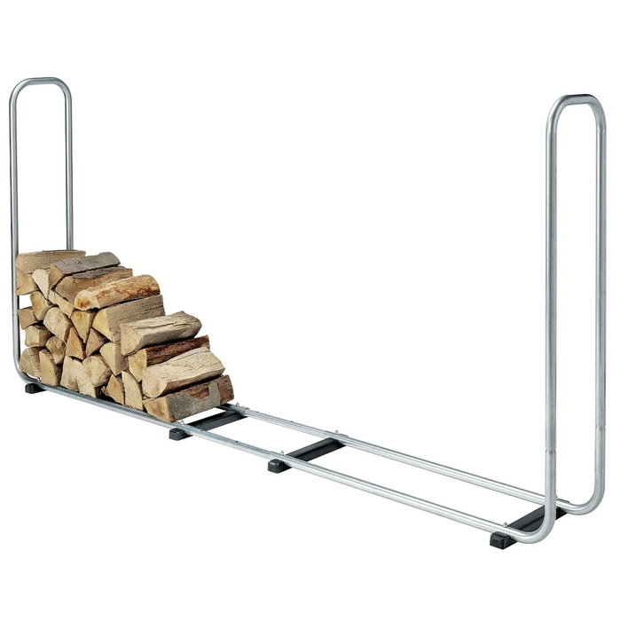Wolfcraft Soporte metálico extensible para almacenar leña