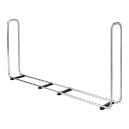 Wolfcraft Soporte metálico extensible para almacenar leña