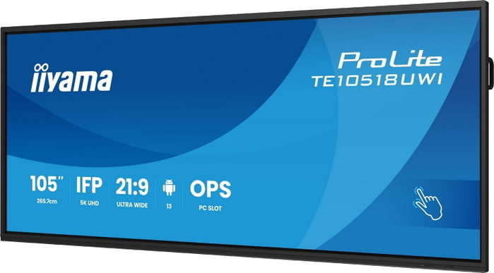Iiyama ProLite TE10518UWI-B1AG Pantalla Táctil Digital 105 pulgadas 5K Ultra HD