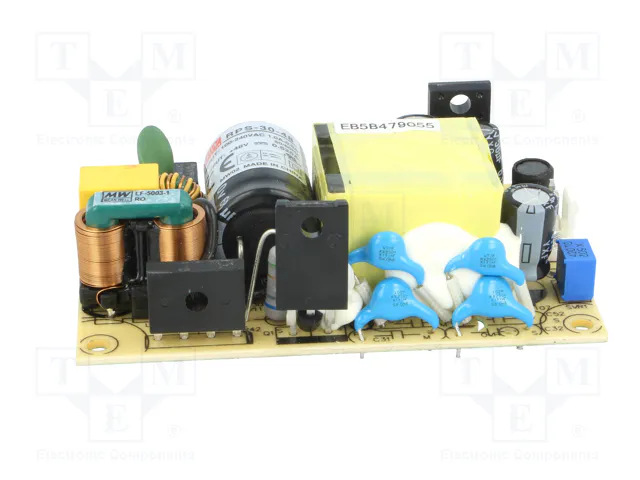 MEAN WELL RPS-30-48 Alimentador de Impulso Abierto 30W 48VDC