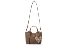 Lucky Bees Bolso de Hombro Celeste de Cuero de Polivinilo para Mujer, Accesorio Elegante y Sofisticado para el Día a Día