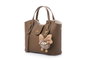 Lucky Bees Bolso de Hombro Celeste de Cuero de Polivinilo para Mujer, Accesorio Elegante y Sofisticado para el Día a Día