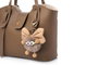 Lucky Bees Bolso de Hombro Celeste de Cuero de Polivinilo para Mujer, Accesorio Elegante y Sofisticado para el Día a Día
