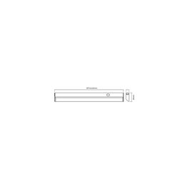 Ledvance Luminaria Lineal LED 6W 380Lm 3000K 100º IP20
