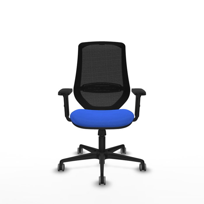 PIQUERAS Y CRESPO Silla de oficina Mardos con mecanismo Sincro, Azul y Negro PIQUERAS Y CRESPO Silla de oficina Mardos con mecanismo Sincro, Azul y Negro