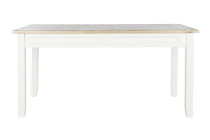 DKD Home Decor Mesa Comedor Morefond 23 Tradicional Romantico Beige Marron 80 x 79 x 160 cm