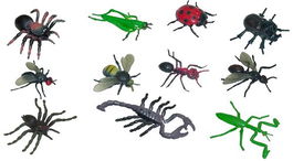 Bote Con Asa 12 Figuras Insectos.