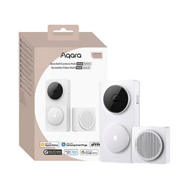 Aqara Hub G410 Select, Timbre Cámara de Seguridad Inalámbrico con Wi-Fi y Almacenamiento MicroSD hasta 512 GB, Blanco